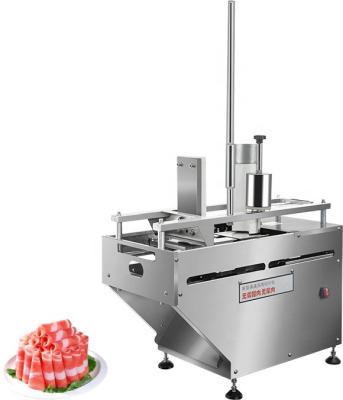 China Factory high speed electric industrial automatic frozen pork belly roll beef butcher meat cutting machine price for sale