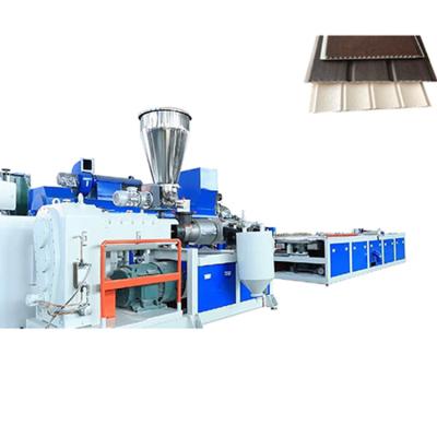 China Plastic Plates PVC Ceiling Panel Machine Wpc Profile Extrusion Machine for sale