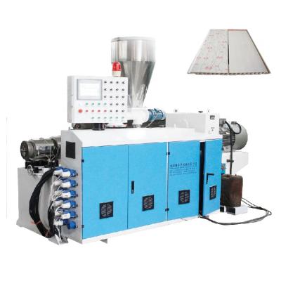 China Plates PVC Ceiling Panel Wall Panel Production Line PVC Extrusion Line Decorative Ceiling Panel Machine Factory for sale