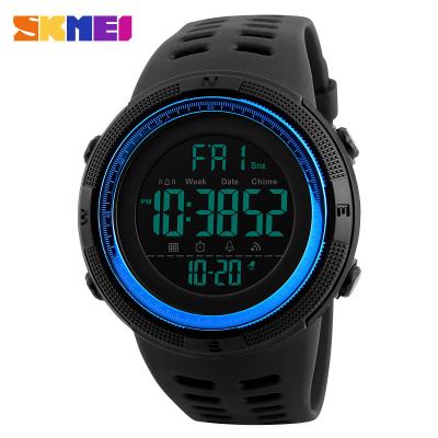 China Wholesale Free Shipping Bulk Alarm Skmei 1251 outdoor sports reloj Para hombre chrono led waterproof digital watches for men for sale