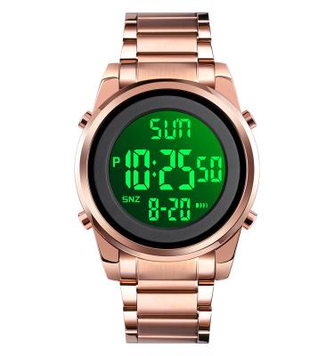 China Skmei 1611 gold men's watch automatic relogio masculino waterproof men's digital watch for sale