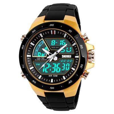 China SKMEI Alarm Watch 1016 Digital Waterproof Quartz Wrist Men Dual Display Fashion Brand Watches Relogio Masculino for sale