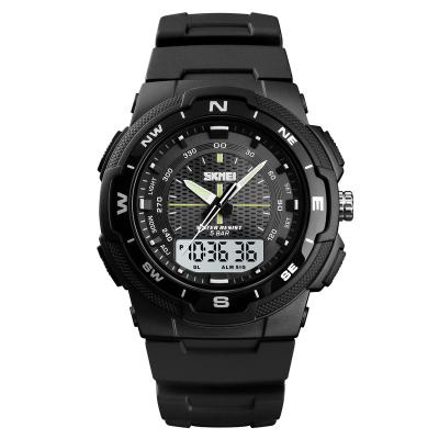 China SKMEI 1454 Dual Alarm Display Men Outdoor Sports Wristwatches OEM Digital Watch for sale