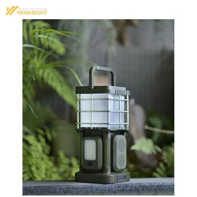 China Outdoor garden emergency usb camping light bluetooth speaker with camping lamp for sale