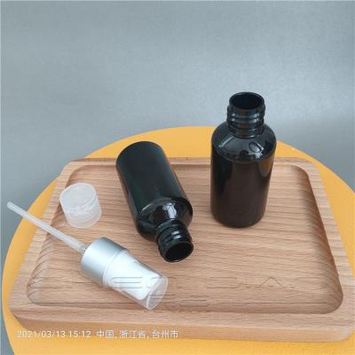 China Wholesale Household Products 50mL 1.7oz Plastic Bottles Black Not Transparent Bottles With Different Kinds Of Caps for sale