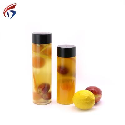 China Sustainable Clear Beverage Or Juice Bottles PET Plastic 300-500mL for sale