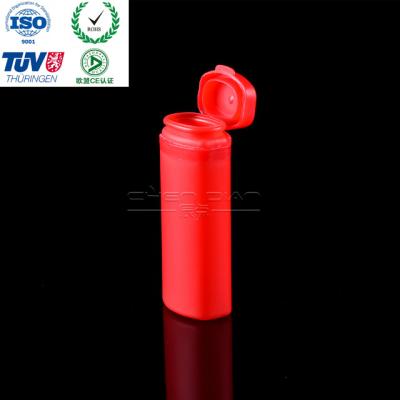 China Medicine Hot Sales PP Flat Red Chewing Gum Plastic Bottle for sale