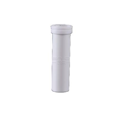 China Food 50ml Empty Effervescent Tablets PP Plastic Bottle With Desiccant Lid for sale