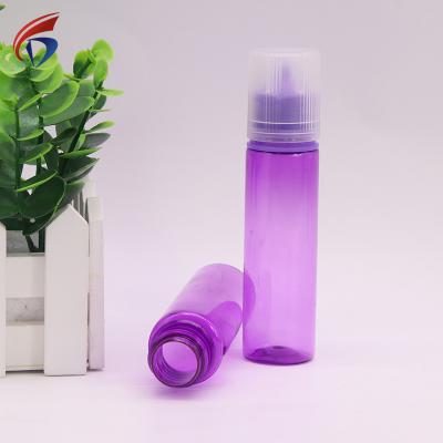 China Household products wholesale bright yellow 60ml PET eliquid dropper bottle with child safe cap for sale