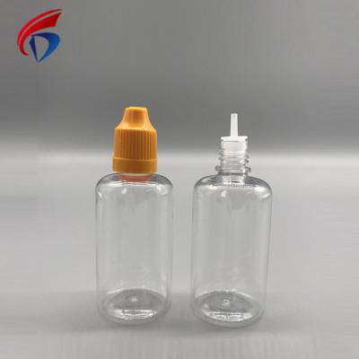 중국 60ml E-liquid Fat And Short Shape Transparent Plastic Eye Drop Bottle With Tamper Resistant Dropper 판매용