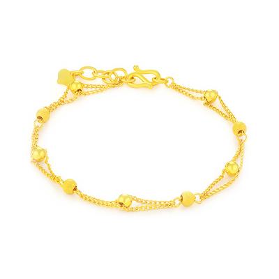 China Other factory direct sale fashion charm engagement jewelry pure gold bracelet for sale