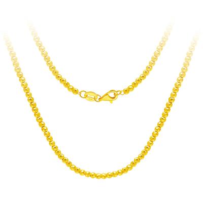 China Real CLASSIC Perfect Solid Gold Mens Wedding Jewelry OE Quality Chain Necklace for sale