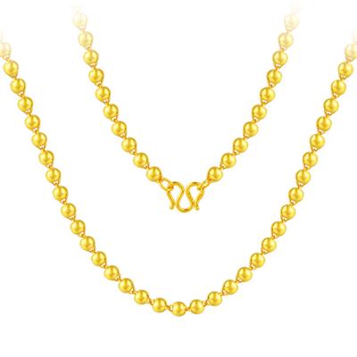 China 24K 999.9 Custom Solid 18K Gold Unisex 18K Gold Logo China Supplier 10G Chain Women for sale