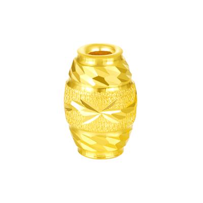 China Vintage New Products 24K 999.9 Solid Jewelry Women Hand Bead Real Gold Charm for sale