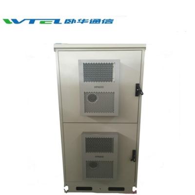 China FTTX W-TEL Electrical Outdoor Telecom Cabinet Enclosure Rack With Control OEM Design IP65 Thermal Power Coated for sale