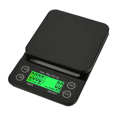 China With Tray Amazon Hot Sale 5KG/0.1G Bakeware Electronic Scale Hand Drip Coffee Scale 3KG/0.1G Electronic Scale for sale