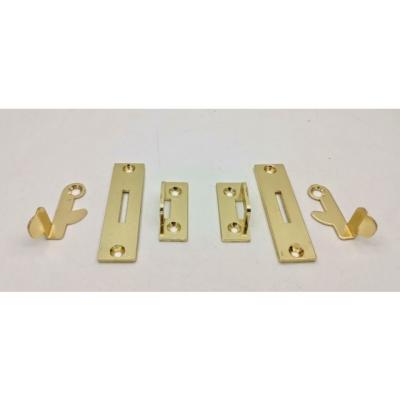 China American Style Metal Coffin Lid Key 8533 in Gold Plated and Left Open and Right Open for sale