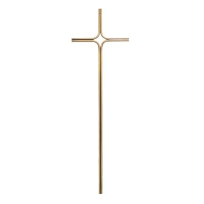 China European Style Double Steel Wire 6mm Metal Cross 8041 Burial Casket Decoration for sale