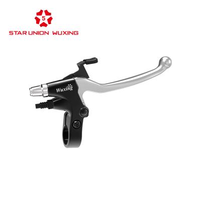 China Al Wuxing electric bicycle handlebar brake lever, motorcycle scooter ebike general purpose brake lever for sale