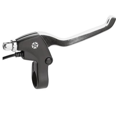 China Wuxing Aluminum Alloy Silver Black Lever Electric Bicycle Brake Lever for E-bike and Scooter 106PDD.AB for sale