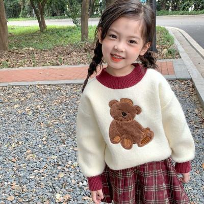 China 2021 Breathable Winter Autumn Kids Baby Sweater Infant Sweater With Skirt Toddler Baby Knitted 2 Pcs Clothing Sets for sale