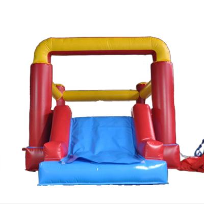 China Mini Bouncer With House PVC Inflatable Castle Indoor And Outdoor Jumping Silde For Lids for sale