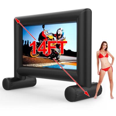 China Blow Up TV Screen And Projector Inflatable Cinema Outdoor Airtight Design Inflatable Cinema Outdoor for sale