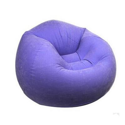 China Other Stock Inflatable Lazy Sofa Home Leisure Flocking Inflatable Single Seat Sofa Wholesale Goods In Stock for sale