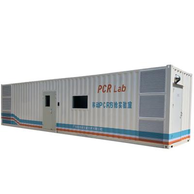 China Wholesale Mobile and Portable Metal Mobile Container Cabin Factory Hospital PCR Lab Chamber Mobile Lab for PCR Testing for sale