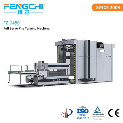 China Automatic Paper Pile Turner Machine 16000 Sheets/Hour For Flute Laminating Machine for sale