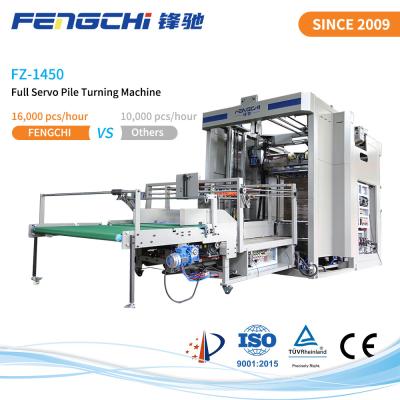 China Intelligente flip-flopmachine voor papierplaten met FZ-1450 multi-layer palletiser Te koop