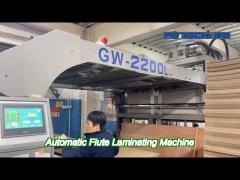 classification gw-2200l post-coating laminating machine for high speed 16000 pcs/hour