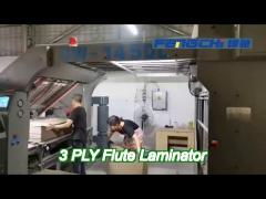 13000 sheets/hour fully automatic flute laminator ge-1450l model