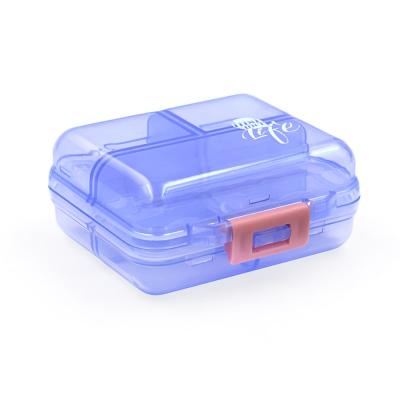 China Food Grade Medicine Plastic Pill Box Portable Organizer 7 Days for sale