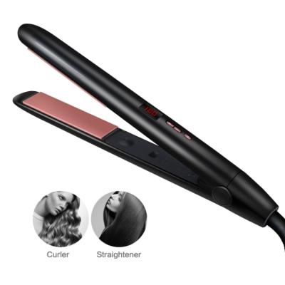 China Hotel WSTA 2 in 1 electric curler hair brush straightener for sale