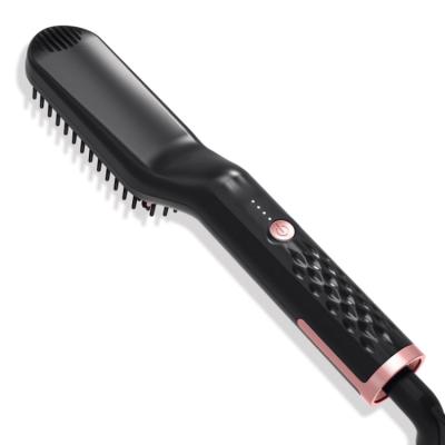 China Hotel WSTA Electric Men Hair Straightening Brush Comb Beard Straightener for sale