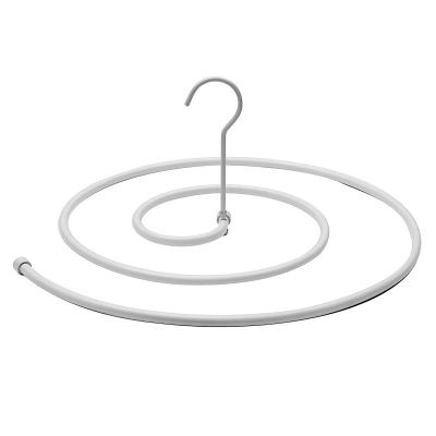 China Sustainable Metal Hangers For Clothes Rotating Circular Balcony Covers Non Slip Windproof Hanger for sale