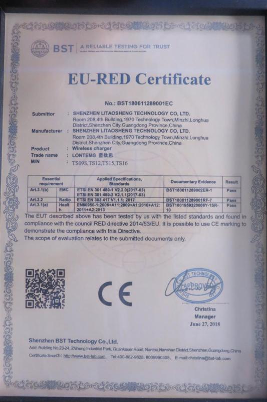 CE - Shenzhen Litaosheng Technology Co., Ltd.