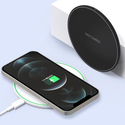 China Cell Phone and Earphone Wholesale Price Compatible For Samsung For Iphone Custom Logo 2 In 1 With Led Qi 10W 15W Fast Wireless Charger Pad for sale