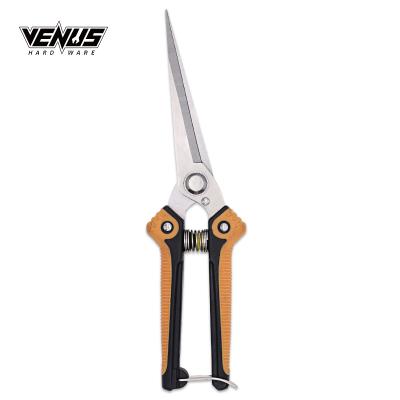 China Anti-Slip Handle Straight Mouth Potted Shears Hand Held Gardening Shears for sale