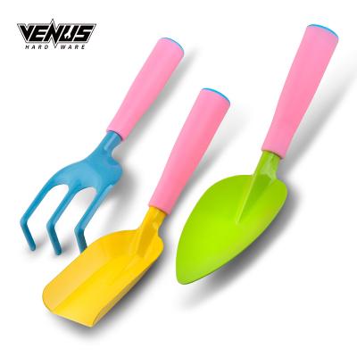 China Plant Kids Playing Colorful Gift Floral Tool Kit and Mini Garden Tool Set for sale