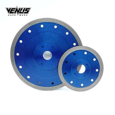 China Customizable Hot Press Turbo Mesh Porcelain Ceramics Marble Diamond Cutting Blade for sale