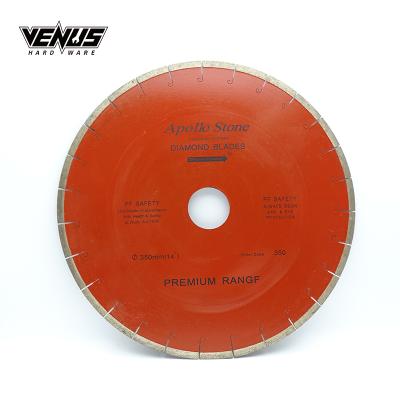 China High Quality Customized Red Circular Cutting Discs Segment Marble Saw Blades for sale