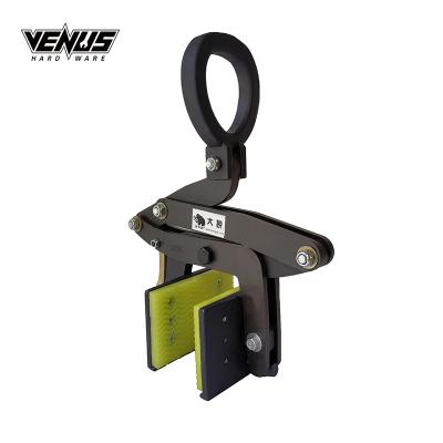 China Anti Slip Rubber Pad Suspended Safety Accessories Black Durable Granite Marble Stone Clamps For Stable Lifting for sale