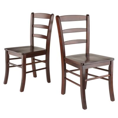 China Wood Adjustable Seating (Height), Walnut Bankston Mission Chairs, Set of 2, Mocha for sale