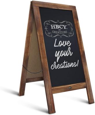 China (Size) Adjustable Rustic Magnetic A-Frame Chalkboard Sign / Extra Large 40