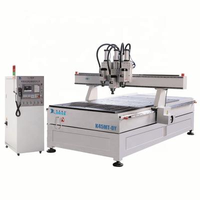 China 3 Axis Furniture Industry Supplier Multi Head Woodworking Cutting Engraving for sale