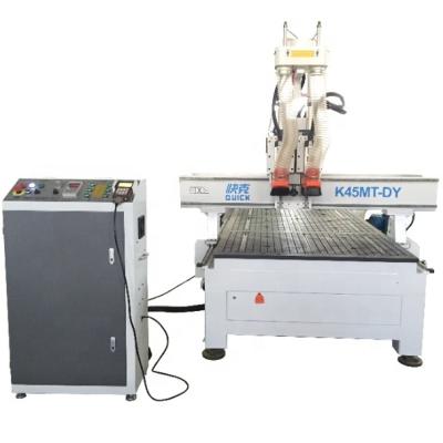 China 1325 Mdf Multi Head CNC Routerr Cutting Machine Woodworking Double Spindle for sale