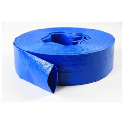 China Anti Abrasion PVC Agricultural Lay Water Flat Jet Hose for sale