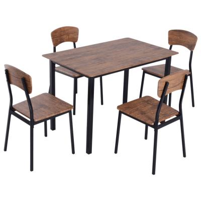 China Durable Custom Designed Dining Room Furniture Table Set Modern Restaurant Kitchen Metal Dining Chairs Leisure for sale